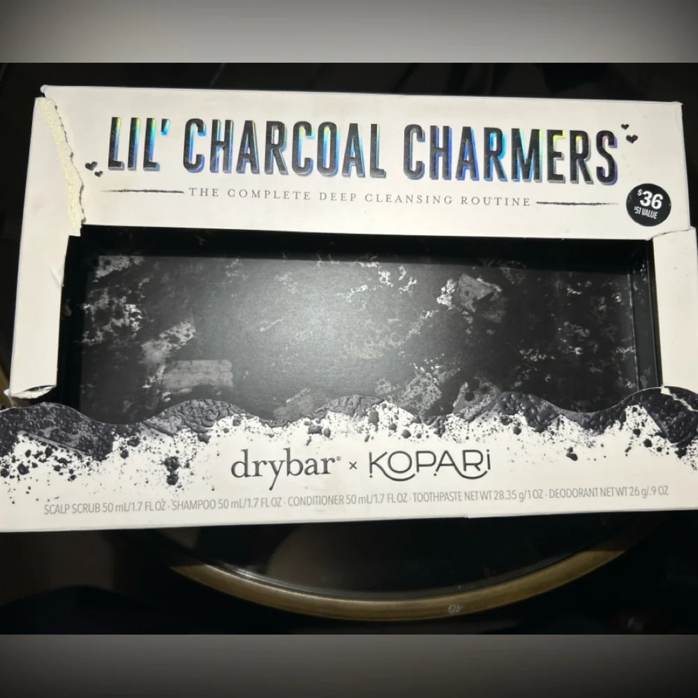 NEW Drybar on the rocks & Kopari Lil’ Charcoal Charmers Set (Box Damaged) - Picture 5 of 5